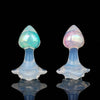 SPECIMEN-215: Small Heart Crystal Butt Plug | Delicate & Discreet Design | Custom Luxury Accessories (Pink/Teal)