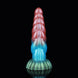 Twisted Red Blue Green Electric Vibrating Dildo