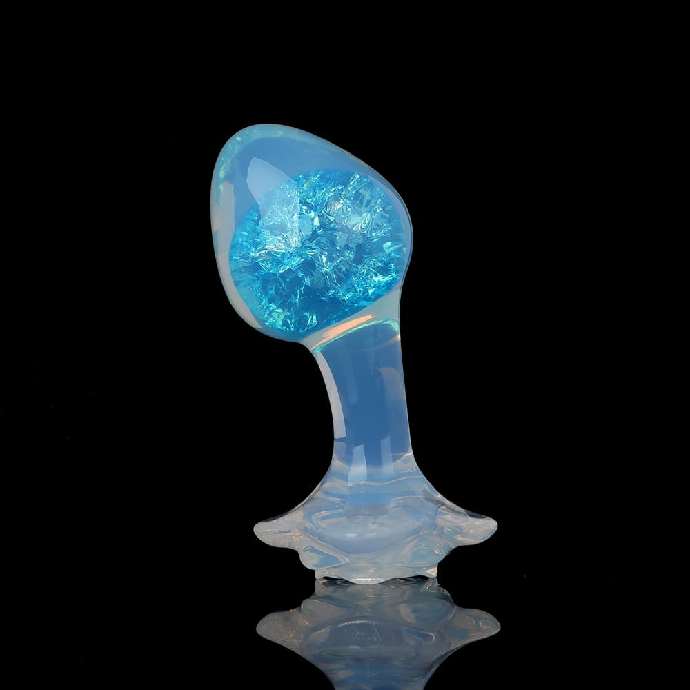 Wry Neck Crystal Butt Plugs (Optional Accessories）