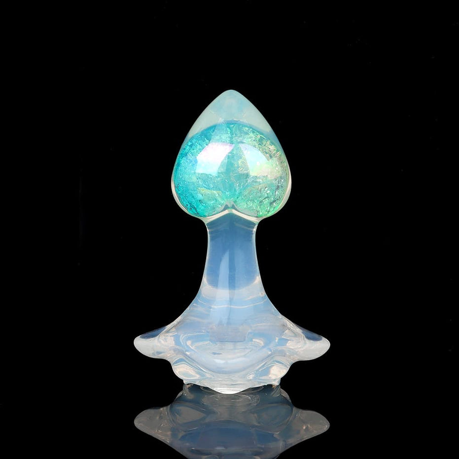 Small Heart  Crystal Butt Plugs (Optional Accessories）