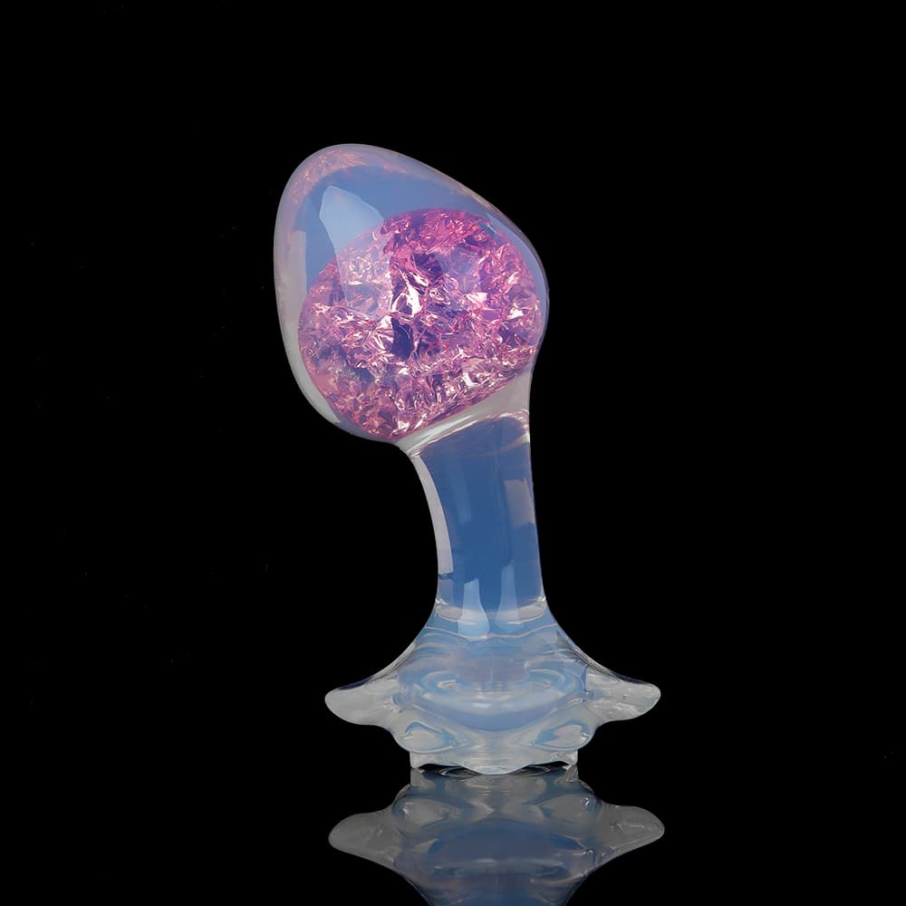 Wry Neck Crystal Butt Plugs (Optional Accessories）