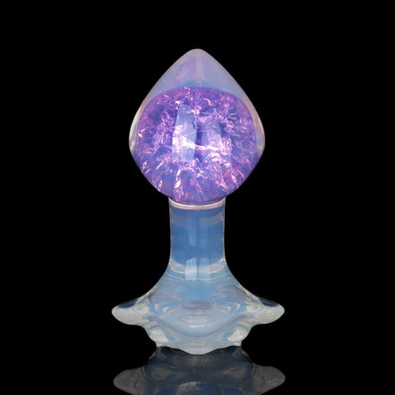 Peach Crystal Butt Plugs (Optional Accessories）