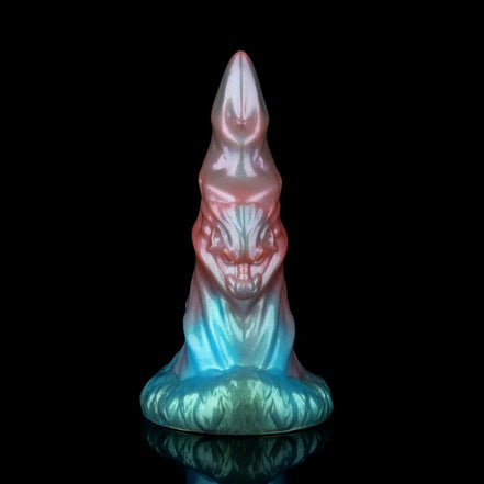 Bullhorn Red Blue Green Electric Vibrating Dildo