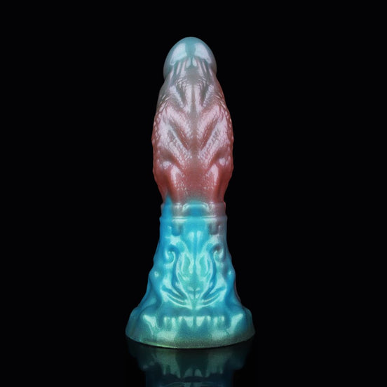 Capricorn Red Blue Green Electric Vibrating Dildo