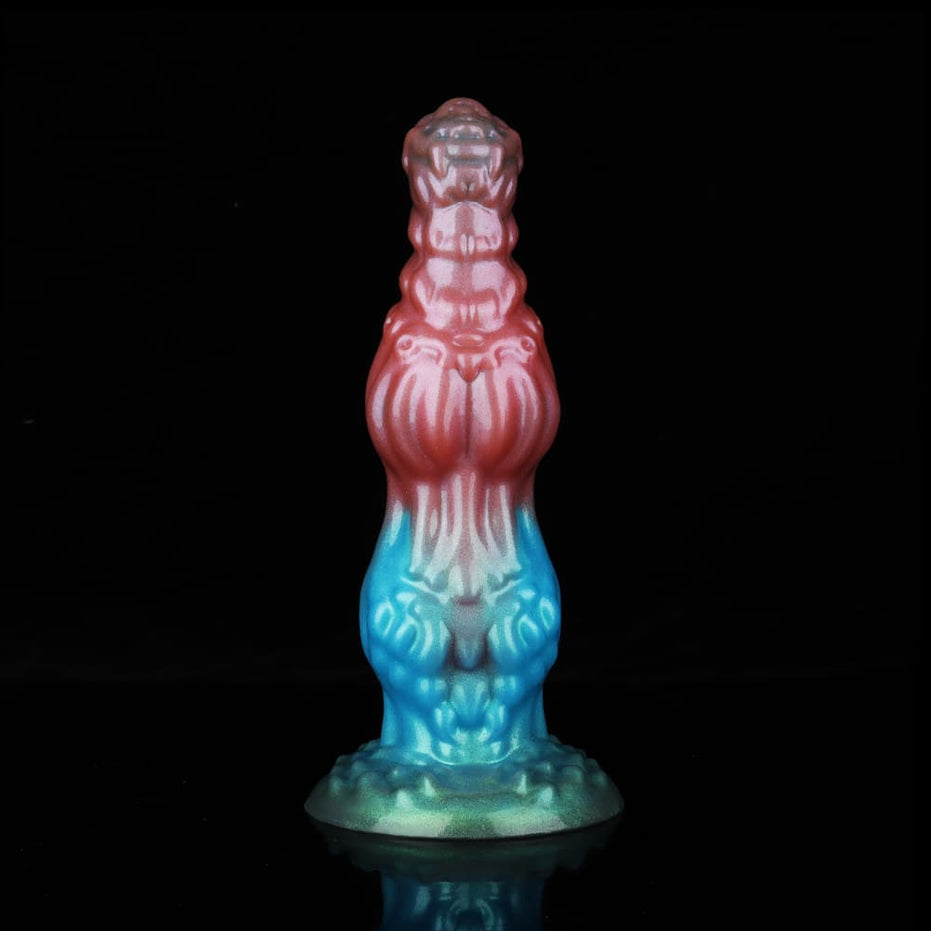Dog Red Blue Green Electric Vibrating Dildo