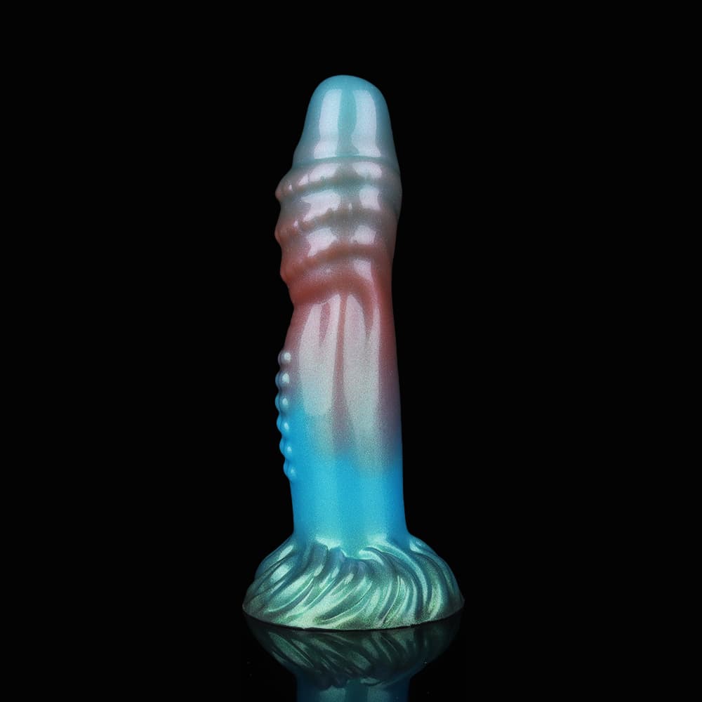 Tap Red Blue Green Electric Vibrating Dildo