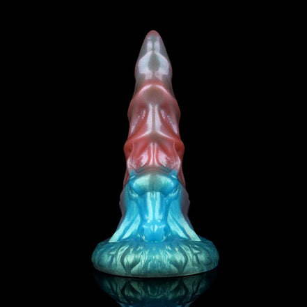 Bullhorn Red Blue Green Electric Vibrating Dildo