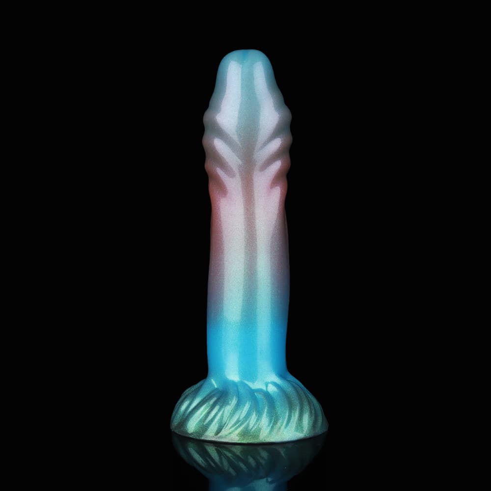 Tap Red Blue Green Electric Vibrating Dildo