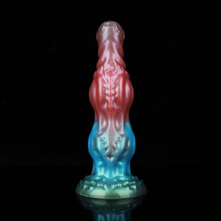 Dog Red Blue Green Electric Vibrating Dildo