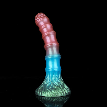 Spring Bamboo Shoots Red Blue Green Electric Vibrating Dildo