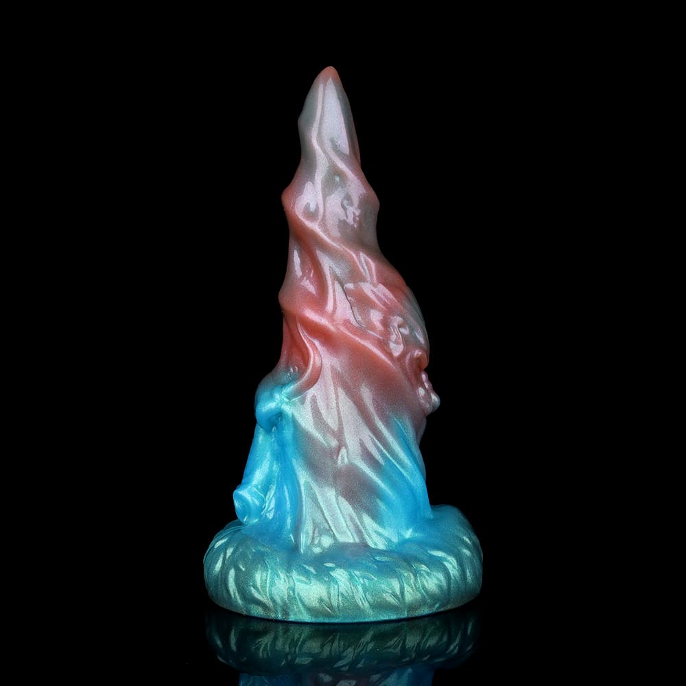 Bullhorn Red Blue Green Electric Vibrating Dildo