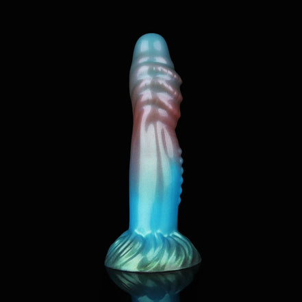 Tap Red Blue Green Electric Vibrating Dildo