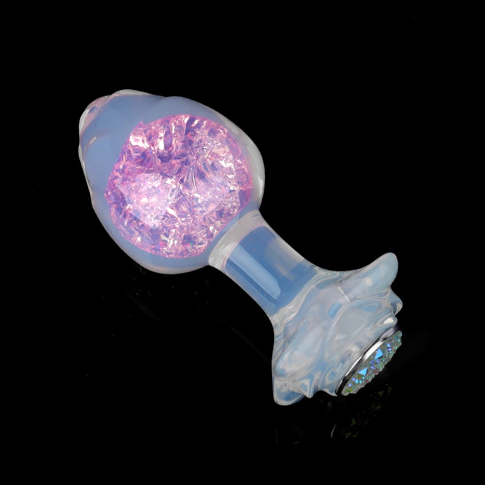 Flower Crystal Butt Plugs (Optional Accessories)