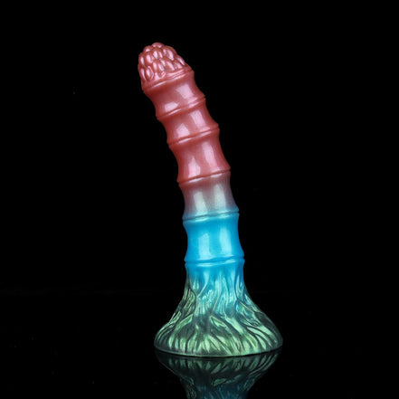 Spring Bamboo Shoots Red Blue Green Electric Vibrating Dildo