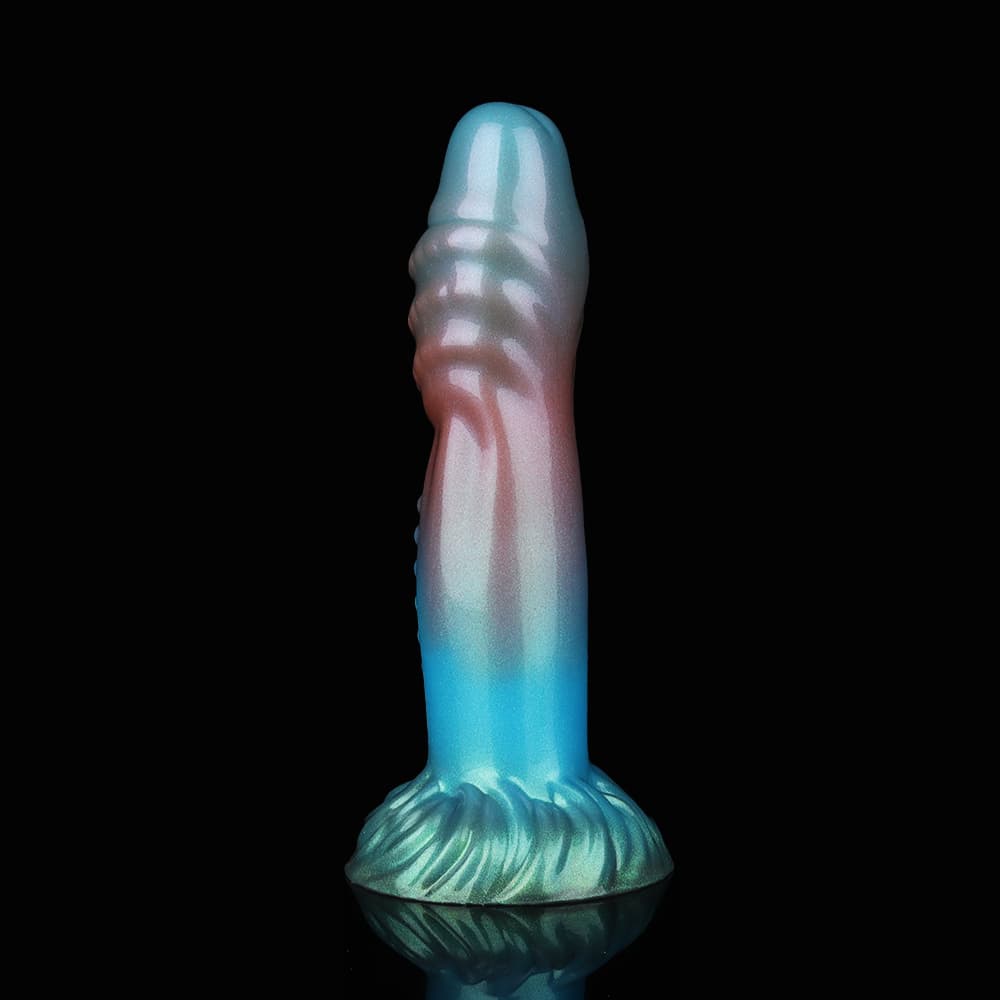 Tap Red Blue Green Electric Vibrating Dildo