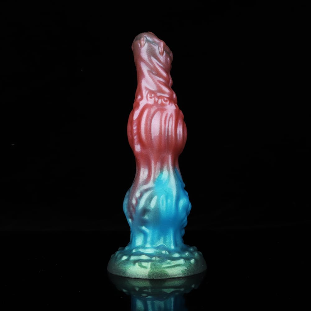 Dog Red Blue Green Electric Vibrating Dildo
