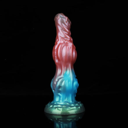 Dog Red Blue Green Electric Vibrating Dildo
