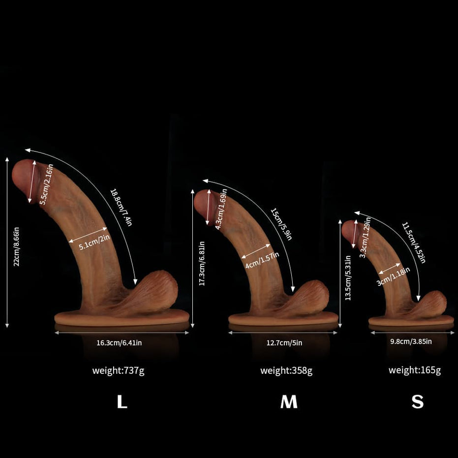 FZ42-Realistic Dildos - 3 Sizes