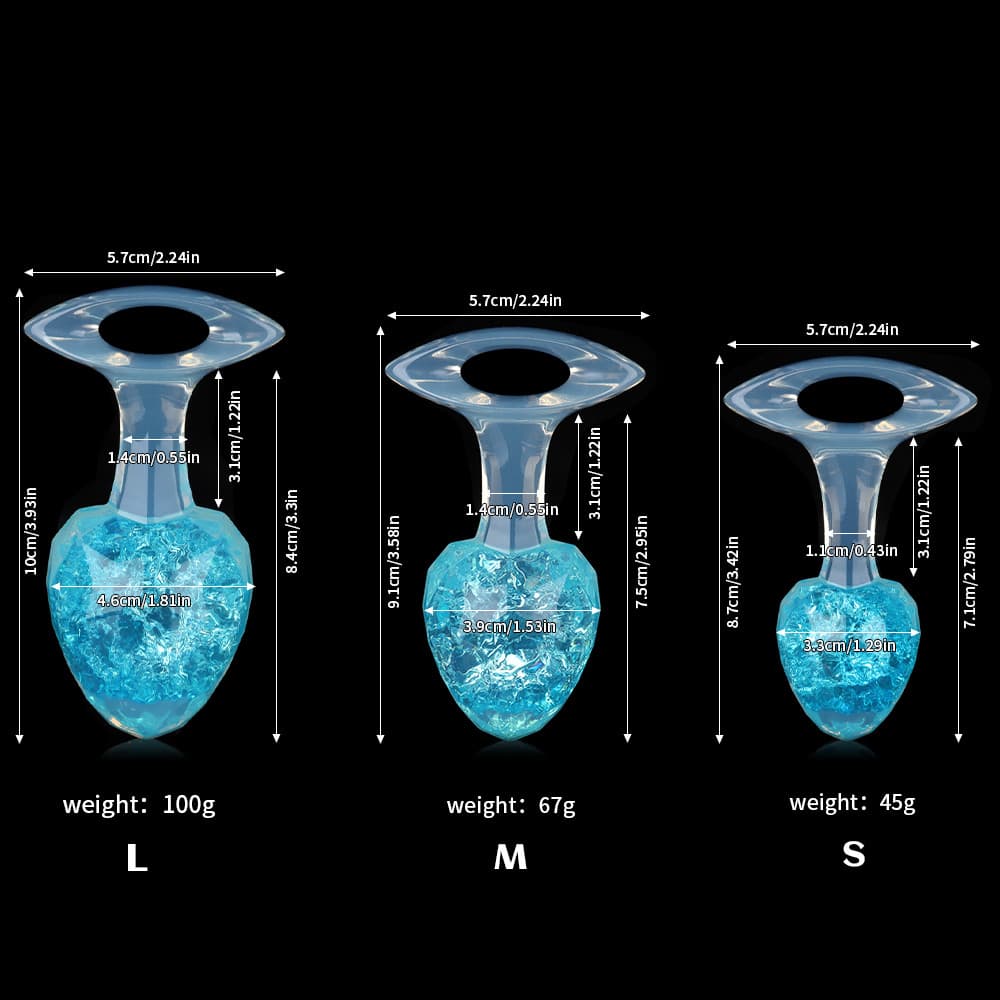 Diamond Crystal Butter Plugs - 9 Colors