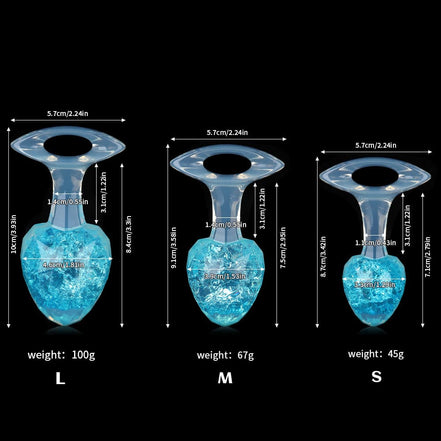 Diamond Crystal Butter Plugs - 9 Colors