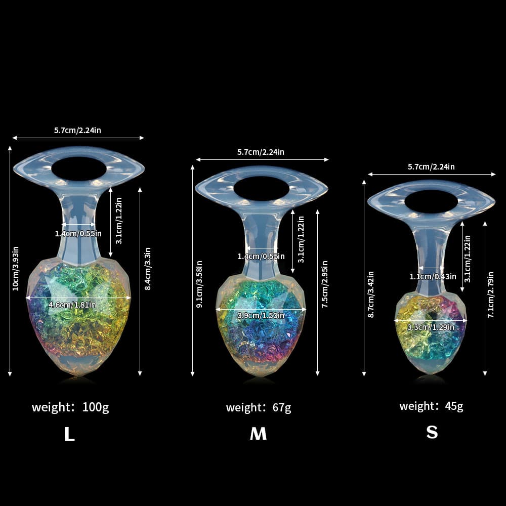 Diamond Crystal Butter Plugs - 9 Colors