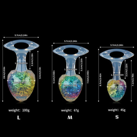 Diamond Crystal Butter Plugs - 9 Colors