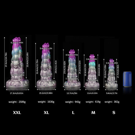 Sphinx Gradient Purple Dildo