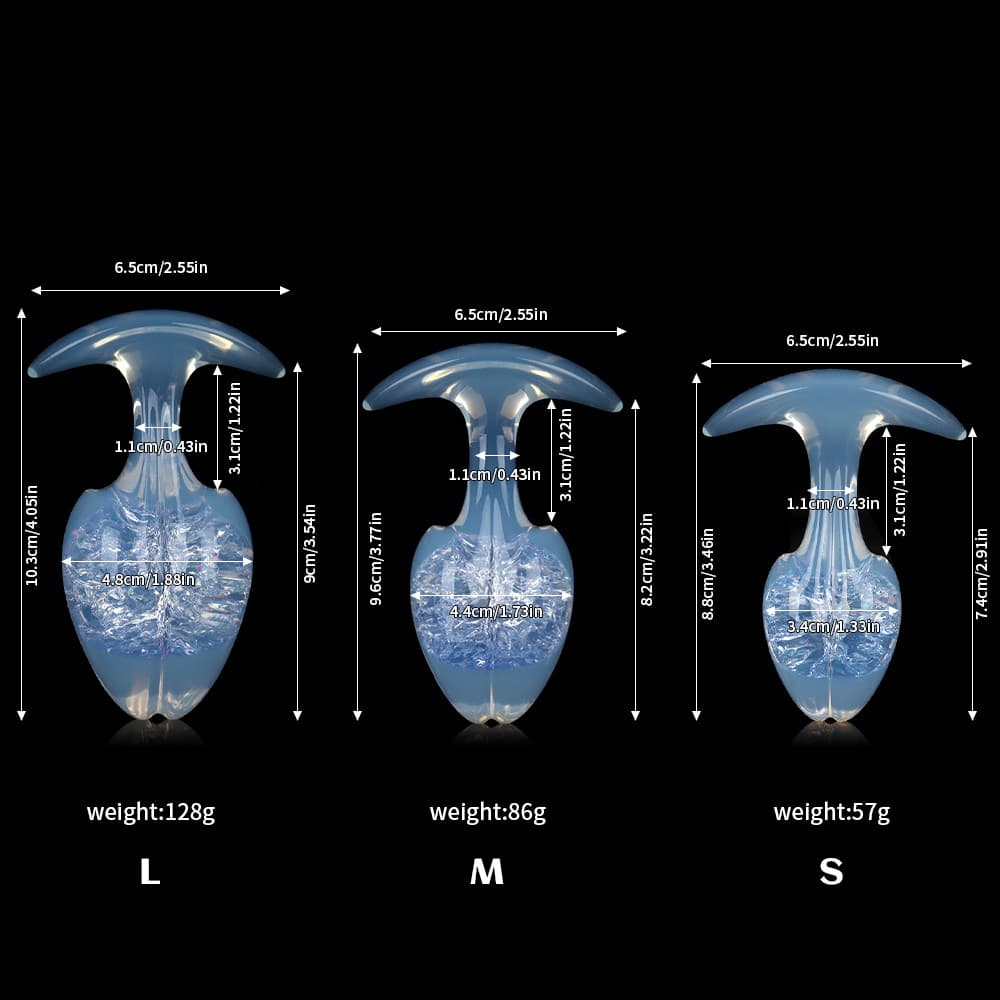 Bean Sprout Crystal Butter Plug- 9Colors
