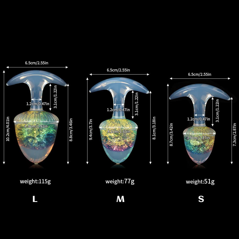 Chestnut Crystal Butter Plugs - 9 Colors
