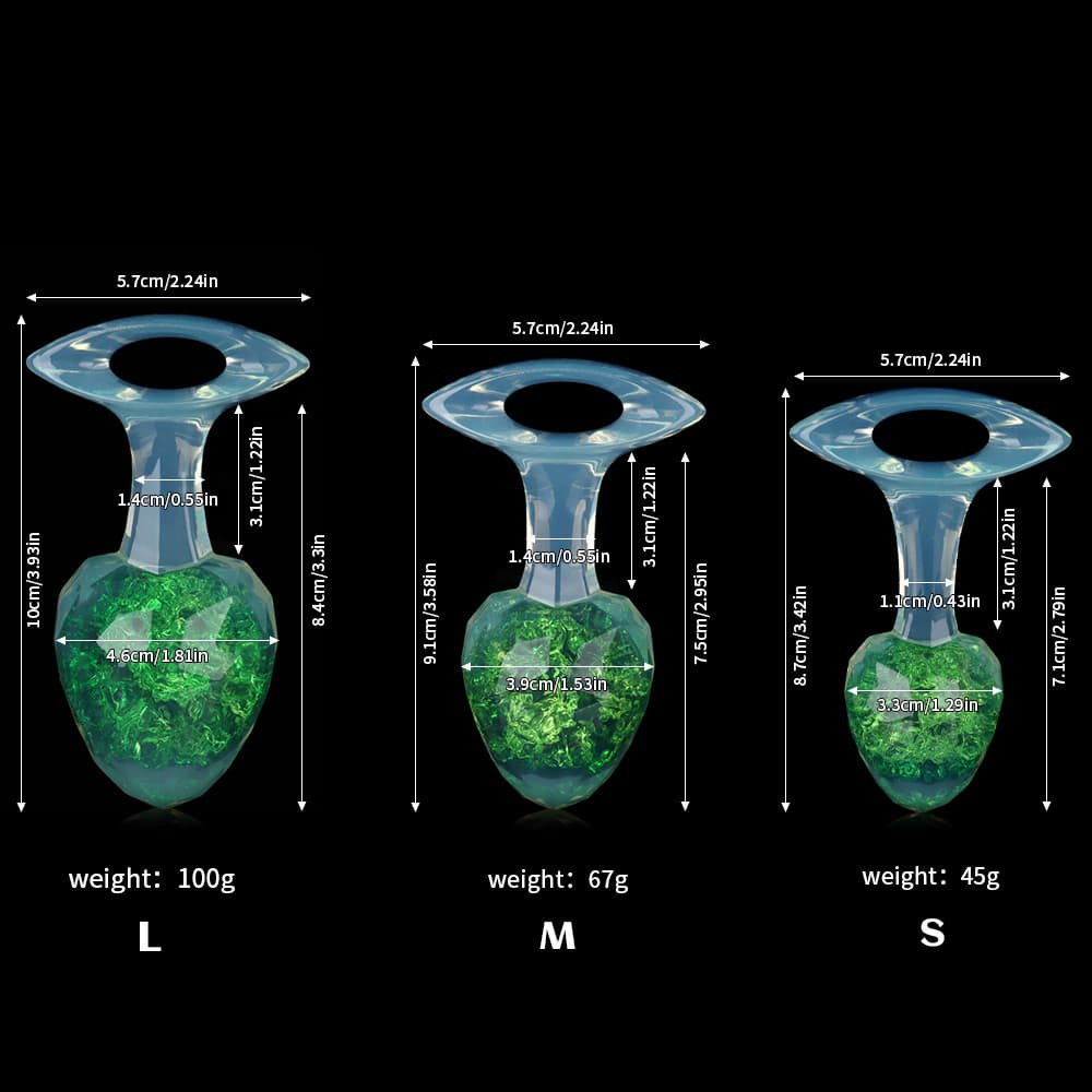 Diamond Crystal Butter Plugs - 9 Colors