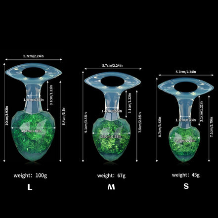 Diamond Crystal Butter Plugs - 9 Colors