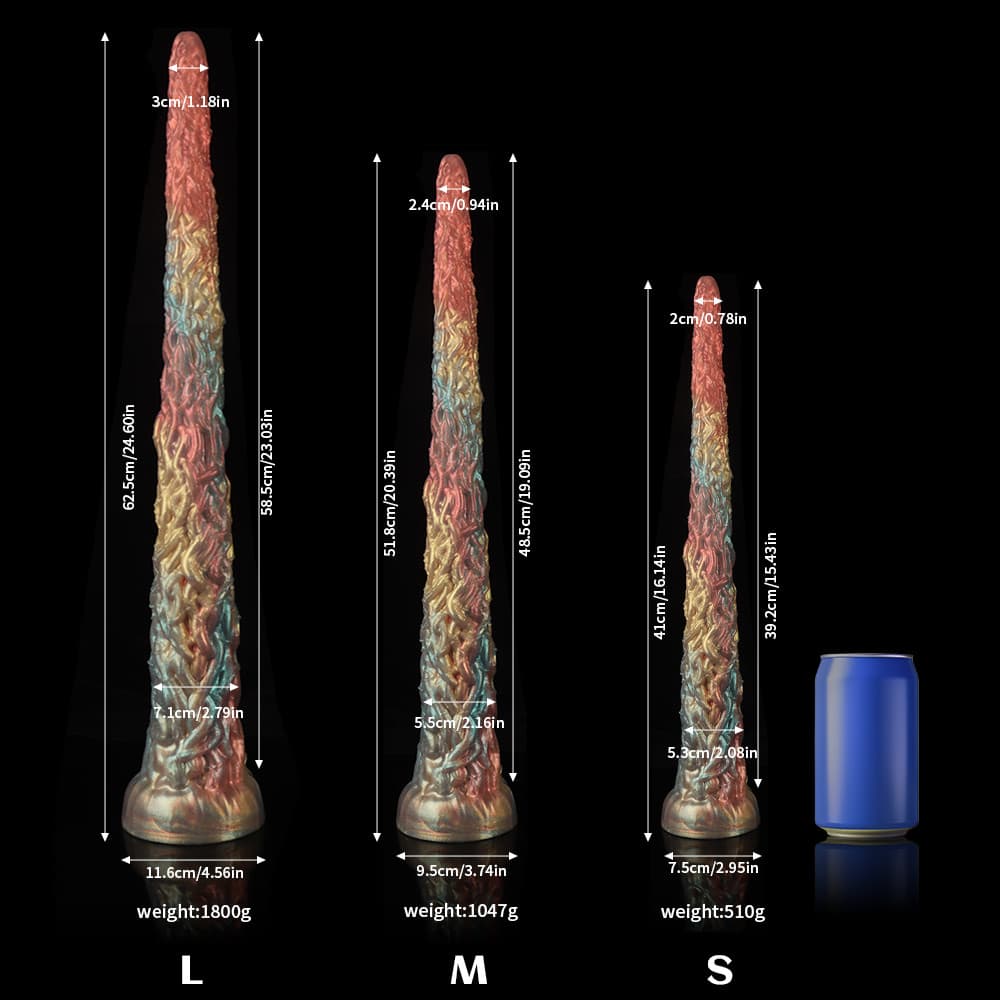 Vine Rainbow Tentacle Dildo - Anal Plug