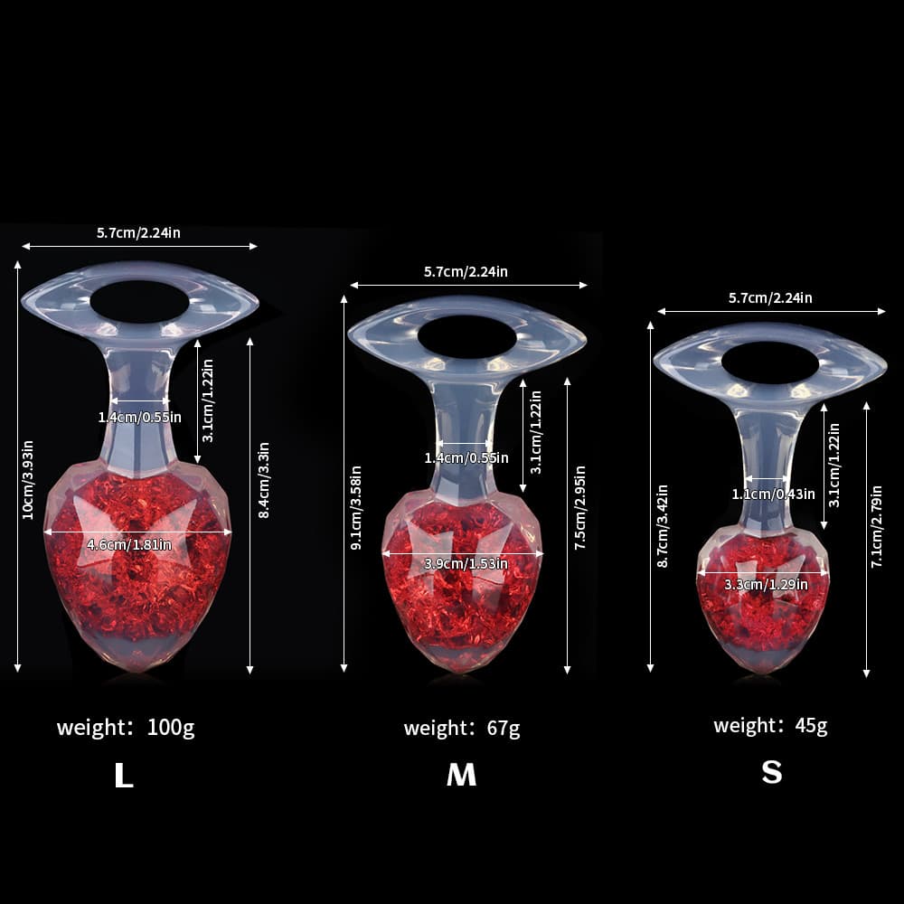 Diamond Crystal Butter Plugs - 9 Colors