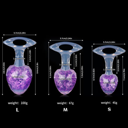 Diamond Crystal Butter Plugs - 9 Colors