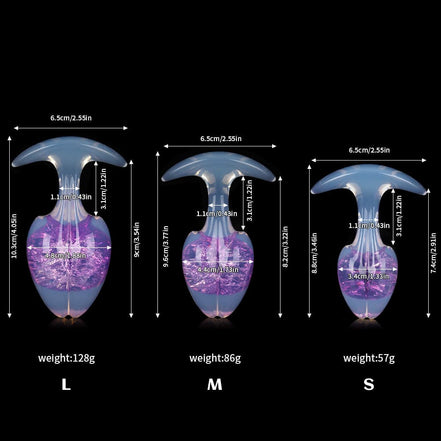 Bean Sprout Crystal Butter Plug- 9Colors