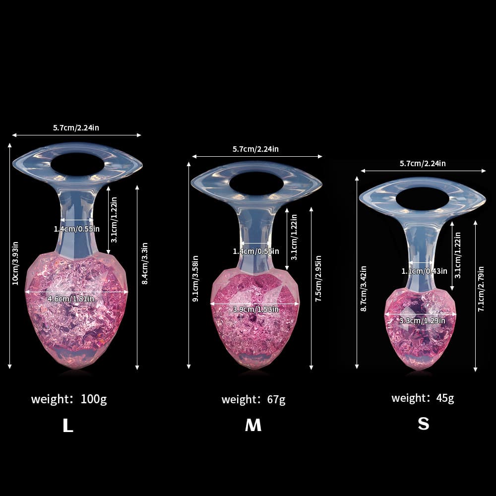 Diamond Crystal Butter Plugs - 9 Colors