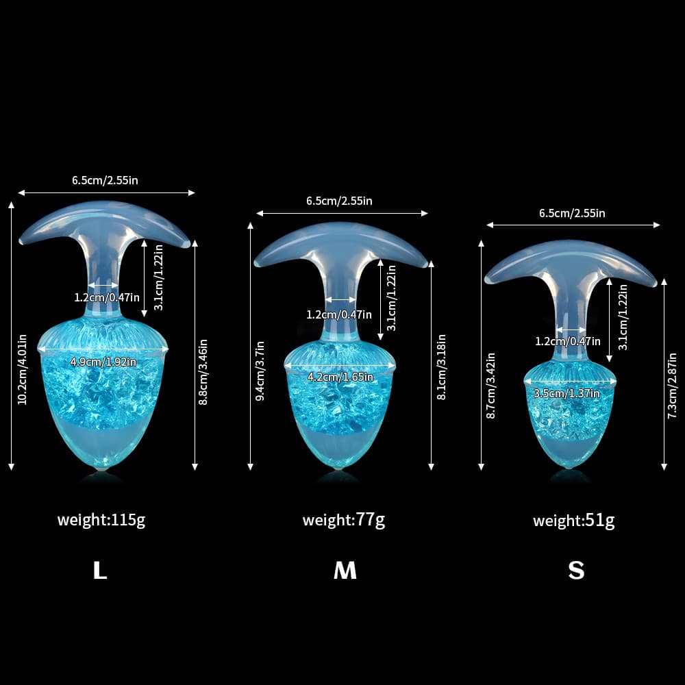 Chestnut Crystal Butter Plugs - 9 Colors