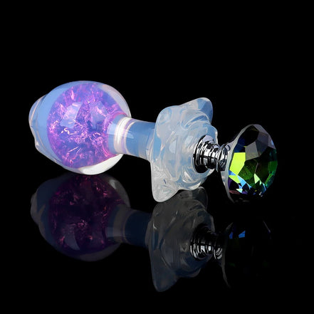 Flower Crystal Butt Plugs (Optional Accessories)