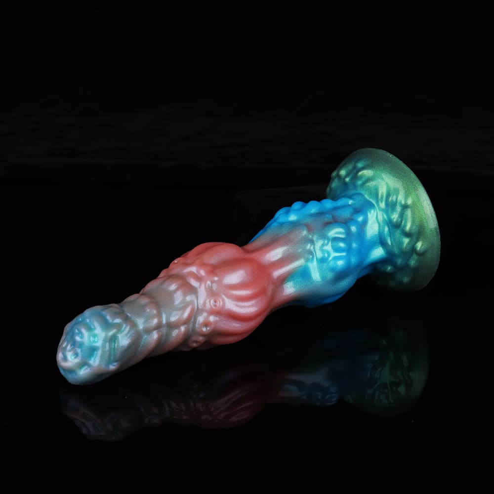 Dog Red Blue Green Electric Vibrating Dildo