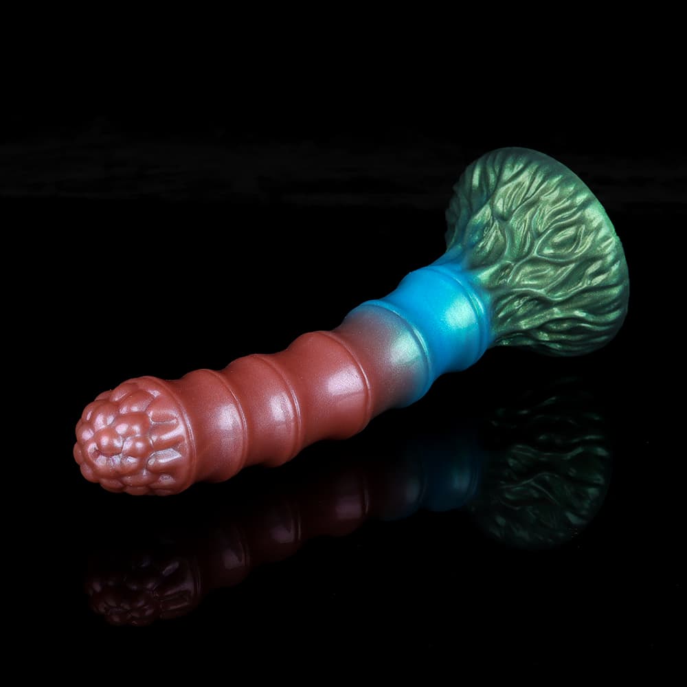 Spring Bamboo Shoots Red Blue Green Electric Vibrating Dildo