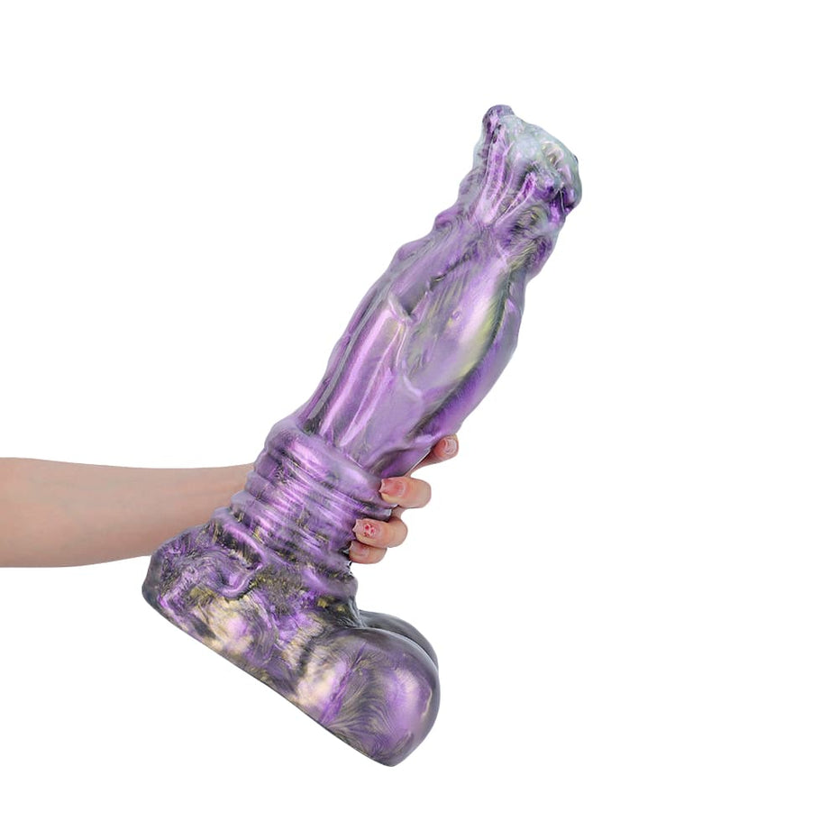 Gradient Purple Horse Dildo