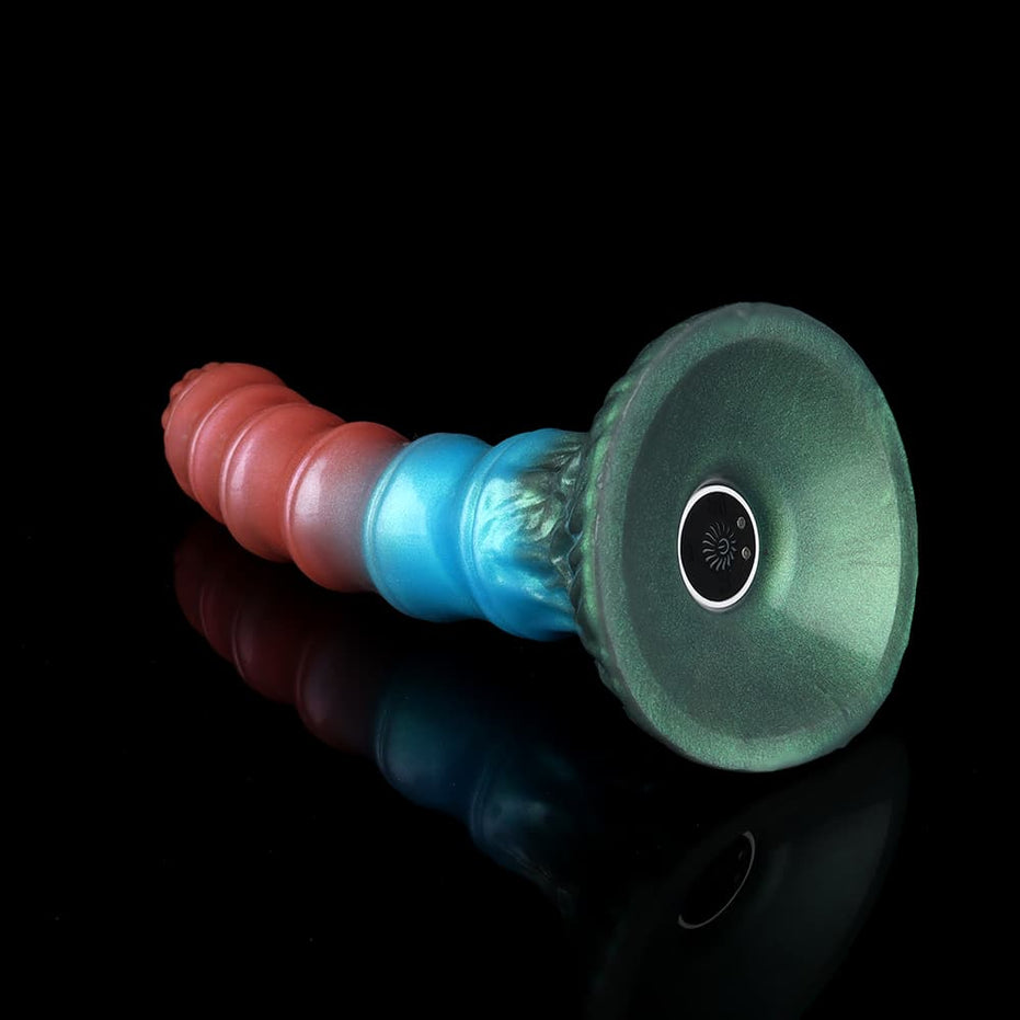 Spring Bamboo Shoots Red Blue Green Electric Vibrating Dildo