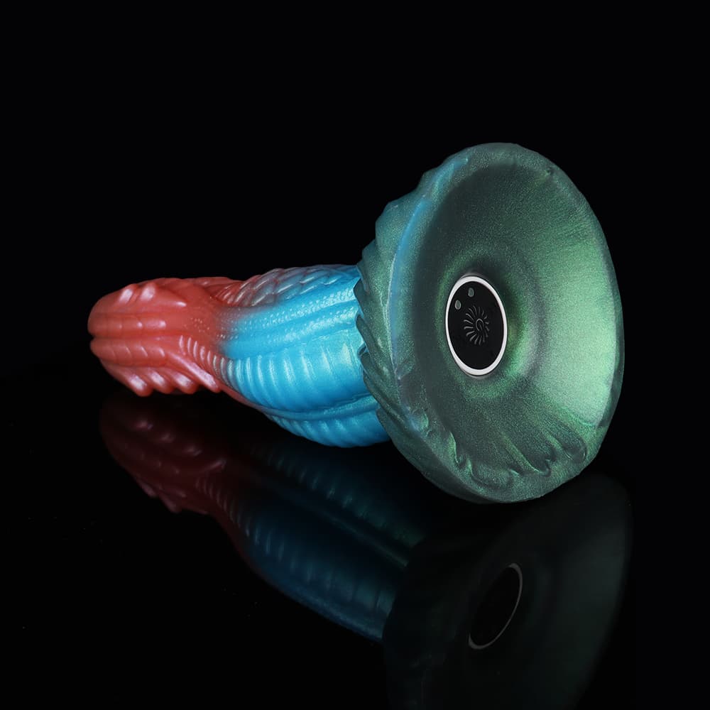 Kirin Red Blue Green Electric Vibrating Dildo