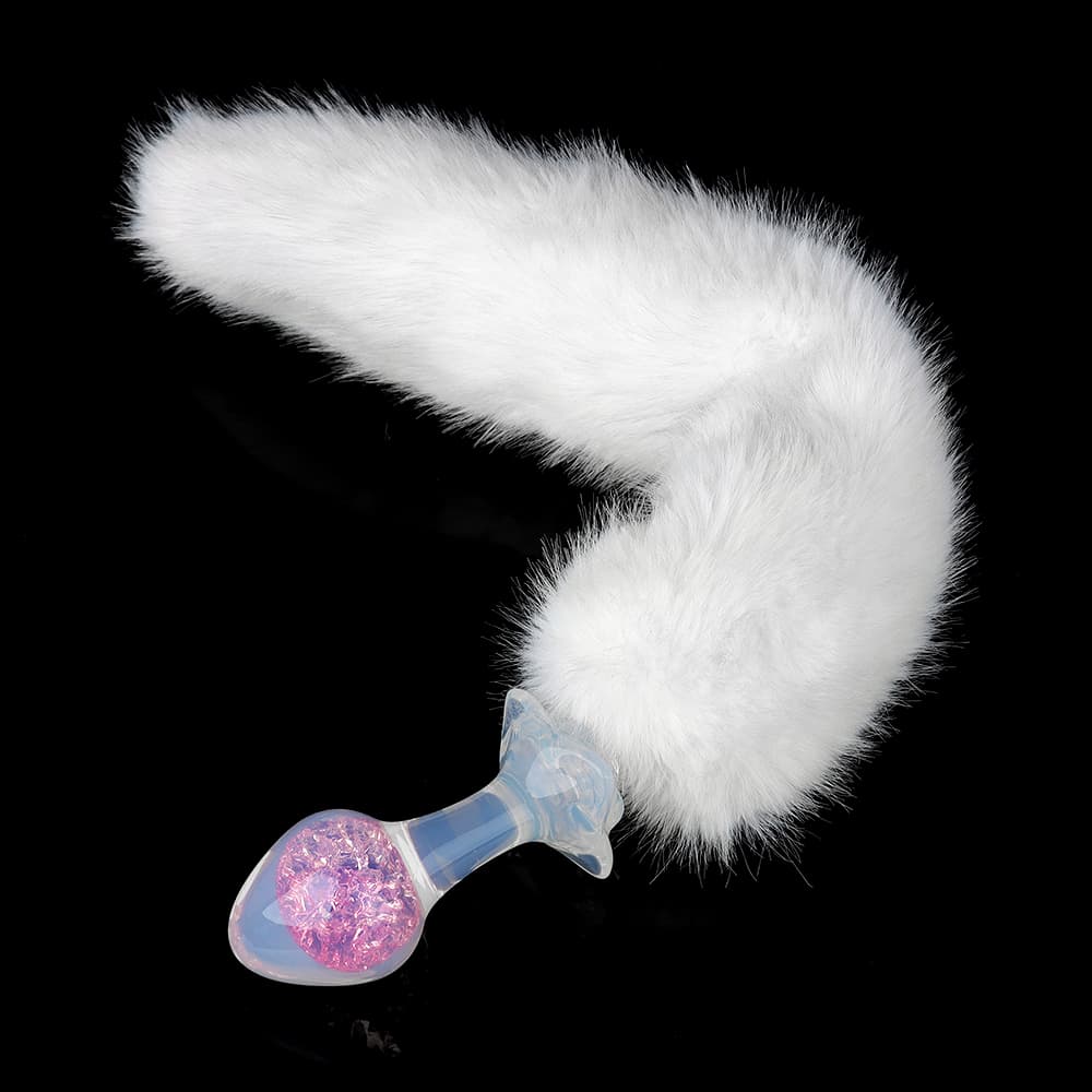 Wry Neck Crystal Butt Plugs (Optional Accessories）