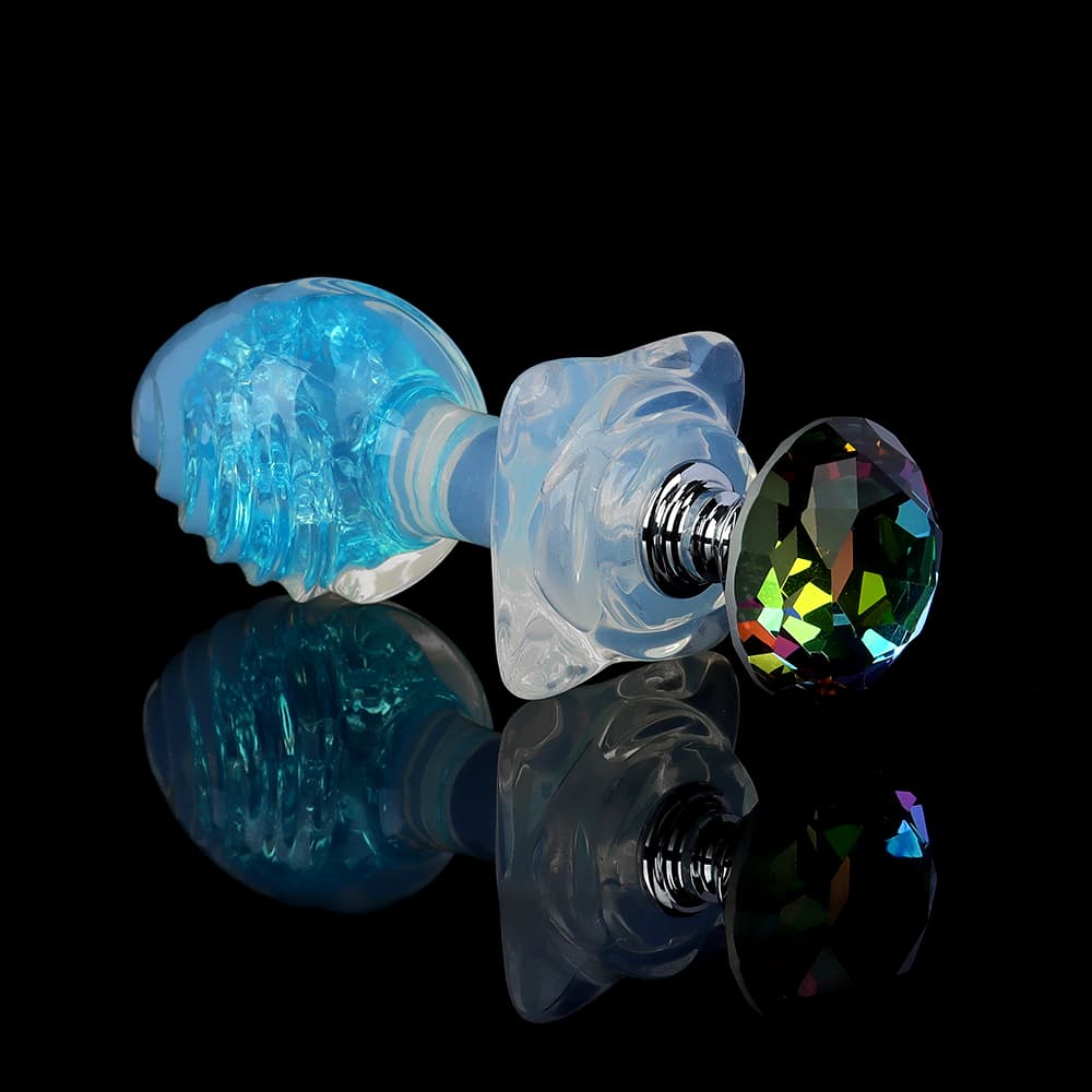 Wave Crystal Butt Plugs (Optional Accessories)