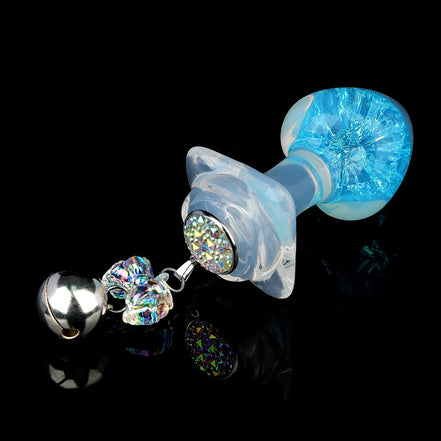 Peach Crystal Butt Plugs (Optional Accessories）