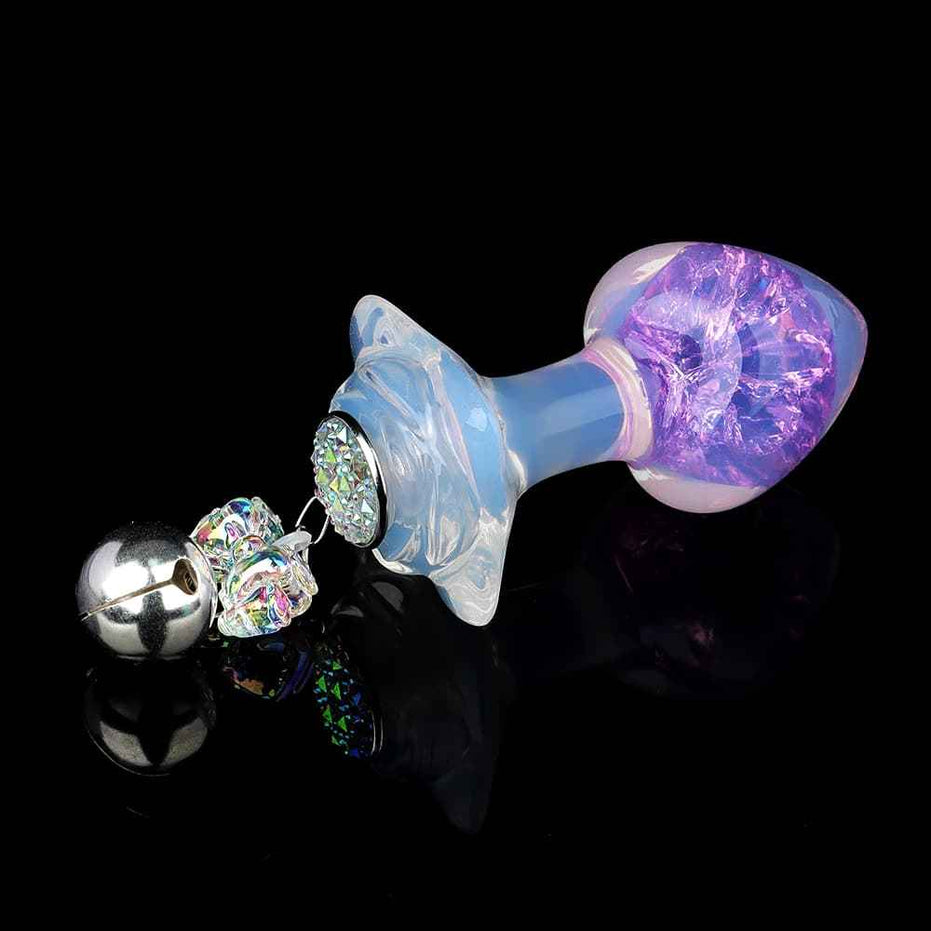 SPECIMEN-214: Peach Crystal Butt Plug | Voluptuous Tapered Design | Custom Luxury Accessories (Size M/L)
