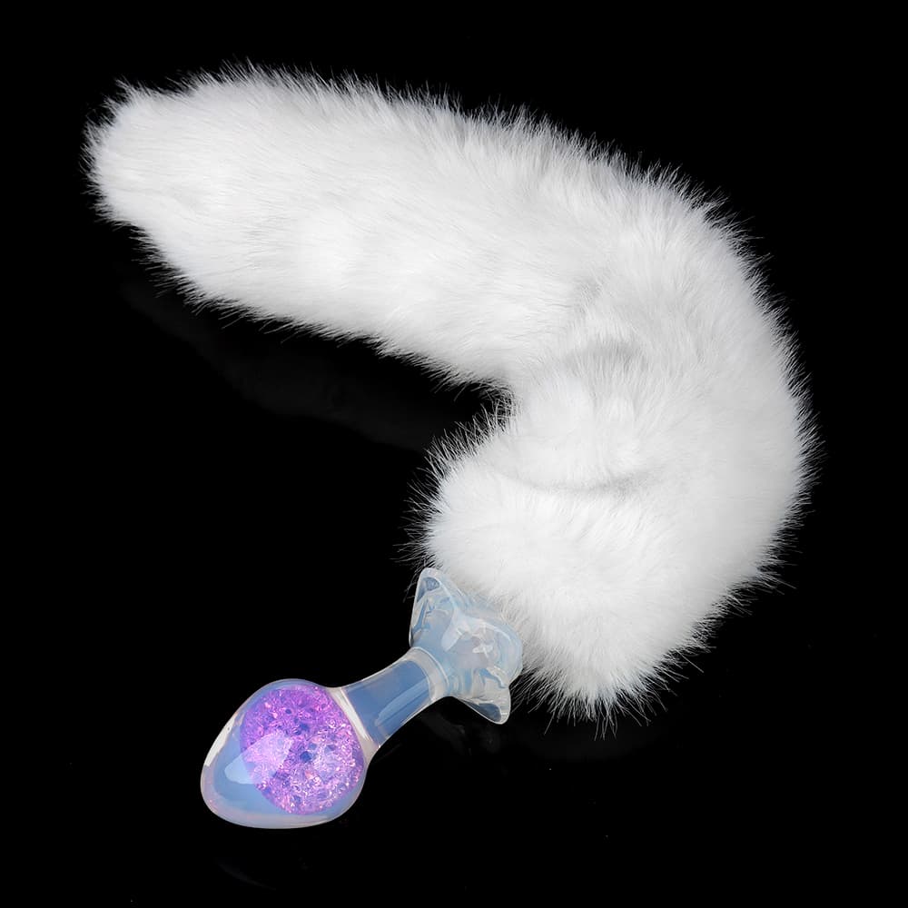 Wry Neck Crystal Butt Plugs (Optional Accessories）