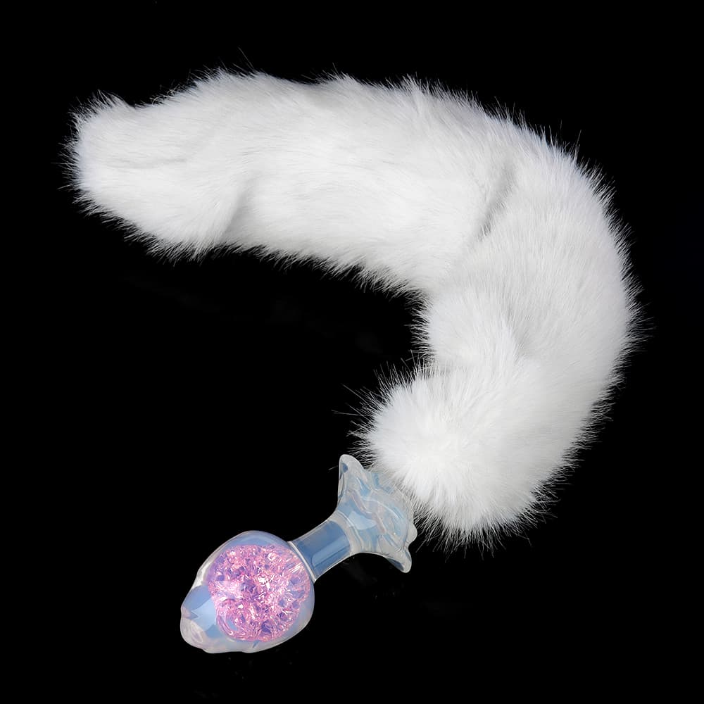 Flower Crystal Butt Plugs (Optional Accessories)