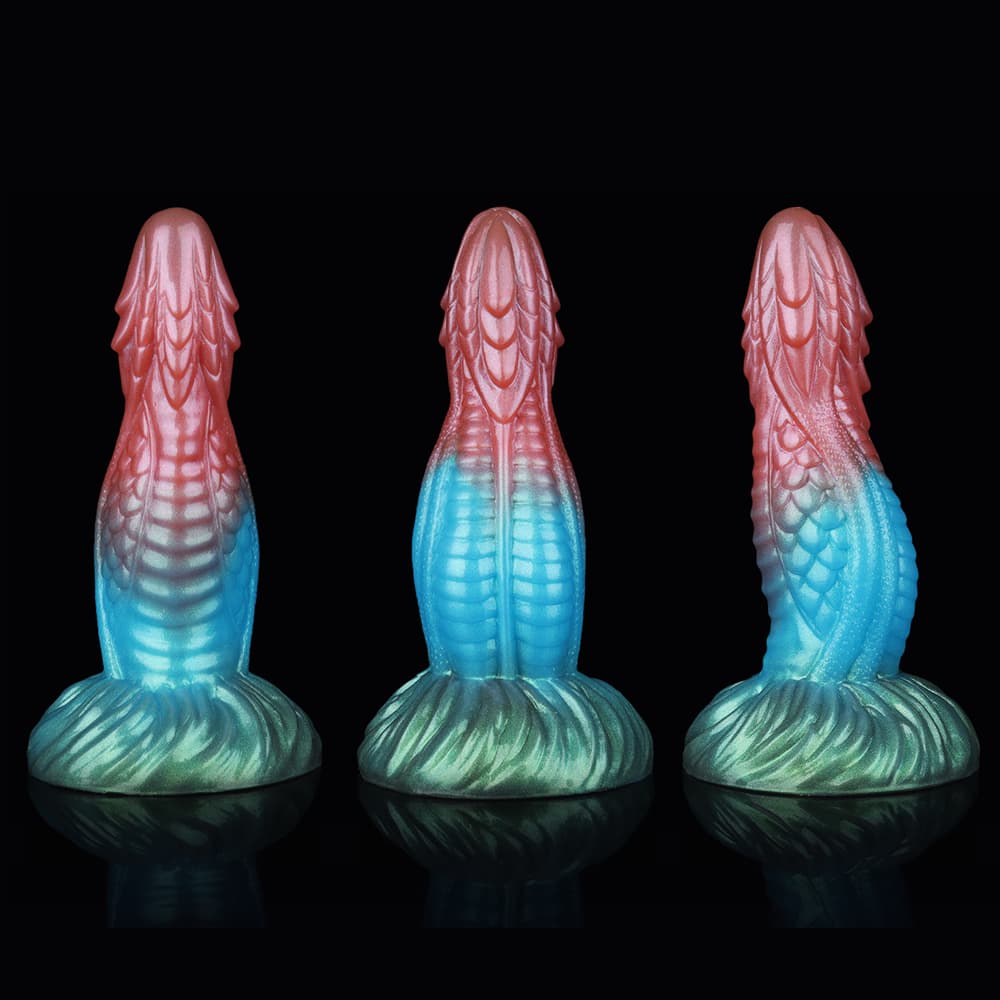 Kirin Red Blue Green Electric Vibrating Dildo